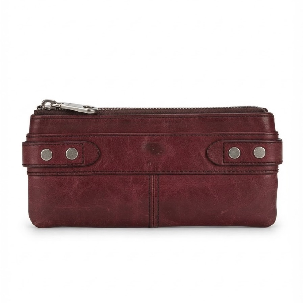FOSSIL Deep Burgundy Leather Wallet
